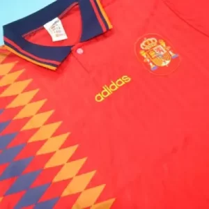 Spain national team retro soccer jersey WC 1994 - Image 3