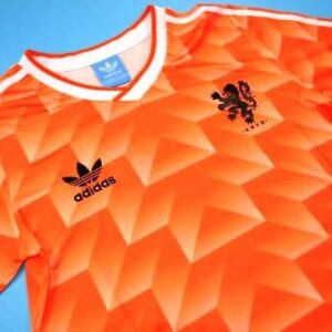 Holland (Netherlands) Men's Retro Soccer Jersey Euro 1988 - Image 3