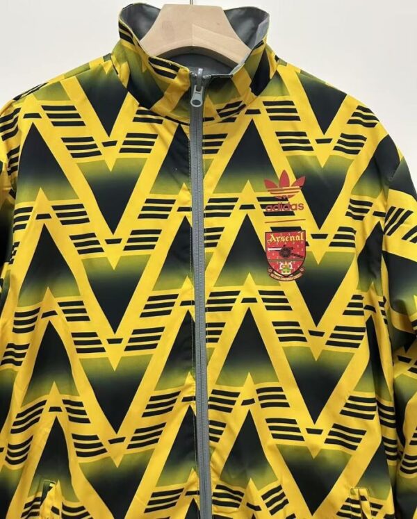 Arsenal 1991/92 Reversible Jacket – Iconic "Bruised Banana" Retro Design