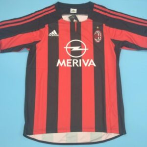 AC Milan retro soccer jersey 2003-2004