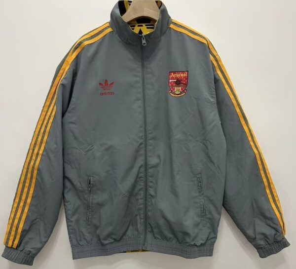 Arsenal 1991/92 Reversible Jacket – Iconic "Bruised Banana" Retro Design