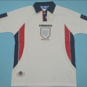 England national team soccer jersey WC98