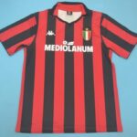 AC Milan retro soccer jersey 1988-1989