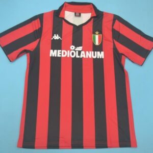 AC Milan retro soccer jersey 1988-1989