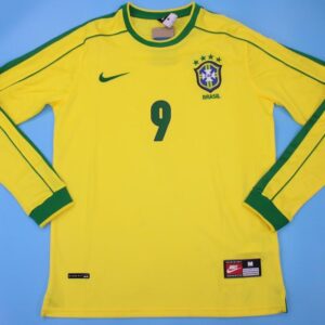 1998 Brazil retro national team soccer jersey - Image 7