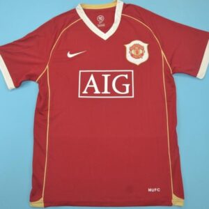 Manchester United 2006-07 Retro Jersey – AIG Era Classic