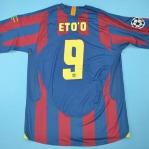 FC Barcelona retro soccer jersey CL 2006 - Image 5