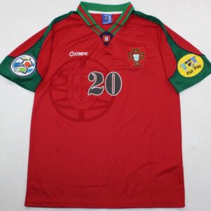 Portugal retro soccer jersey Euro 96 - Image 7
