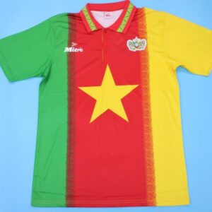 Cameroon retro soccer jersey 1994-1995