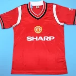 Manchester United retro soccer jersey 1984