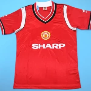 Manchester United retro soccer jersey 1984