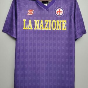 Fiorentina retro soccer jersey 1989-1990