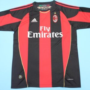AC Milan retro soccer jersey 2010-2011