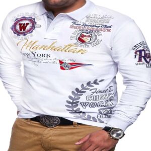 Manhattan casual long sleeve polo 2022 - Image 3