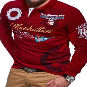 Manhattan casual long sleeve polo 2022 - Image 5