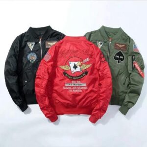 MA-1 naval air station Alameda bomber jacket 1959