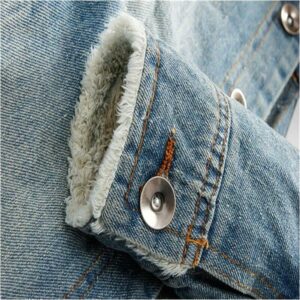 Denim coat men's jacket 2022 - Image 4