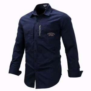 Fredd Marshall casual military shirt long sleeve 2022