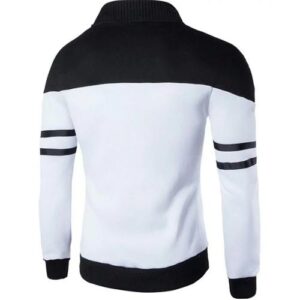 Casual patchwork outwear jacket slim fit 2022 - Image 3