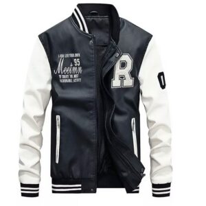 Famous Baseball college men jacket luxury fleece - Image 5