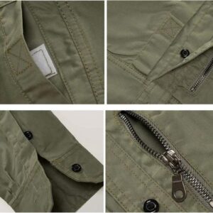 Fredd Marshall casual military shirt long sleeve 2022 - Image 6