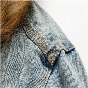 Denim coat men's jacket 2022 - Image 5