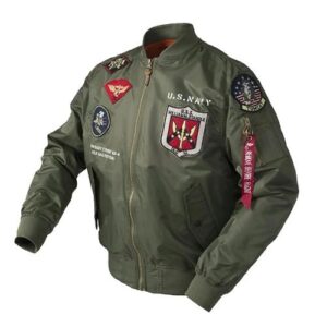 US Navy MA1 Top Gun bomber Jacket - Image 5