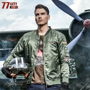 Sexy Casual Air Force flight jacket Bomber 77Killer