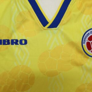 Colombia Retro Soccer Jersey - 1994 World Cup - Image 3