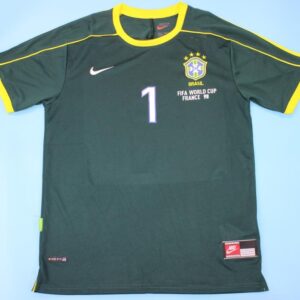 Brazil Goalkeeper Jersey – World Cup 1998 Retro Icon