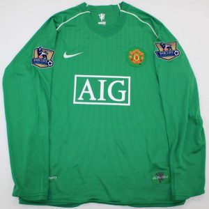Manchester United Goalkeeper Jersey 2007-08 | Edwin Van der Sar Iconic Kit