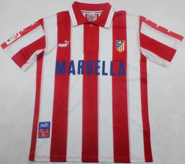 Atlético Madrid 1997/98 Retro Jersey | Classic Football Shirt Worn by Vieri