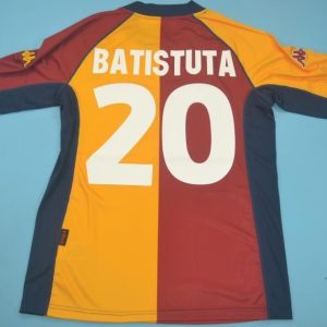 AS Roma 2001-2002 Home Jersey