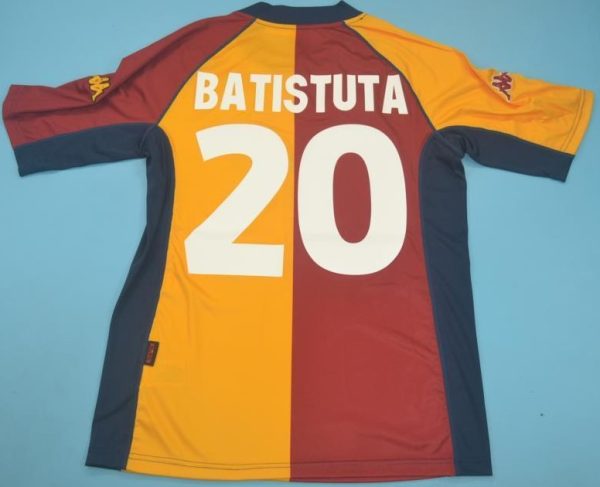 AS Roma 2001-2002 Home Jersey