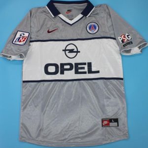 PSG Retro Away Jersey 2000-2001 – Silver Classic