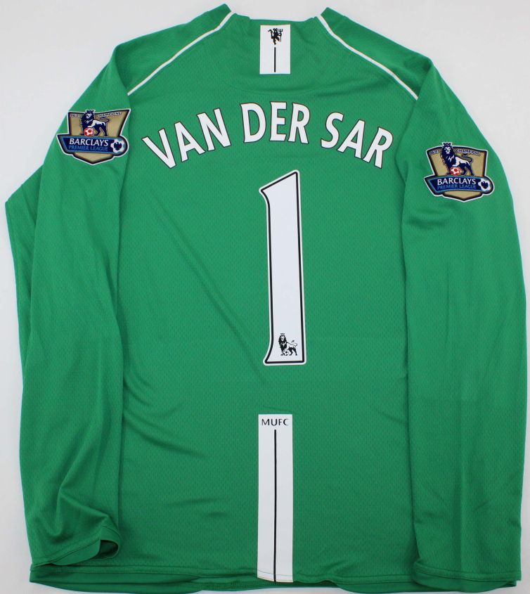 Manchester United Goalkeeper Jersey 2007-08 | Edwin Van der Sar Iconic Kit - S