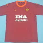 AS Roma 2000-2001 Vintage Jersey – Scudetto Winning Season with Totti & Batistuta