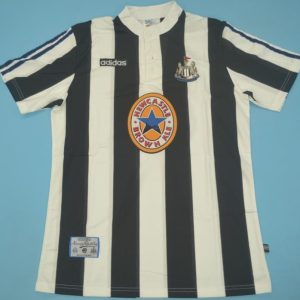 Newcastle United 1995-96 Home Jersey | Retro Magpies Football Shirt
